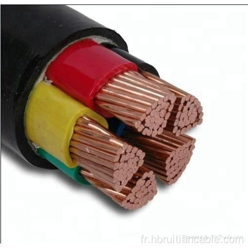 Câble d'alimentation électrique en cuivre à conducteur multicore en cuivre